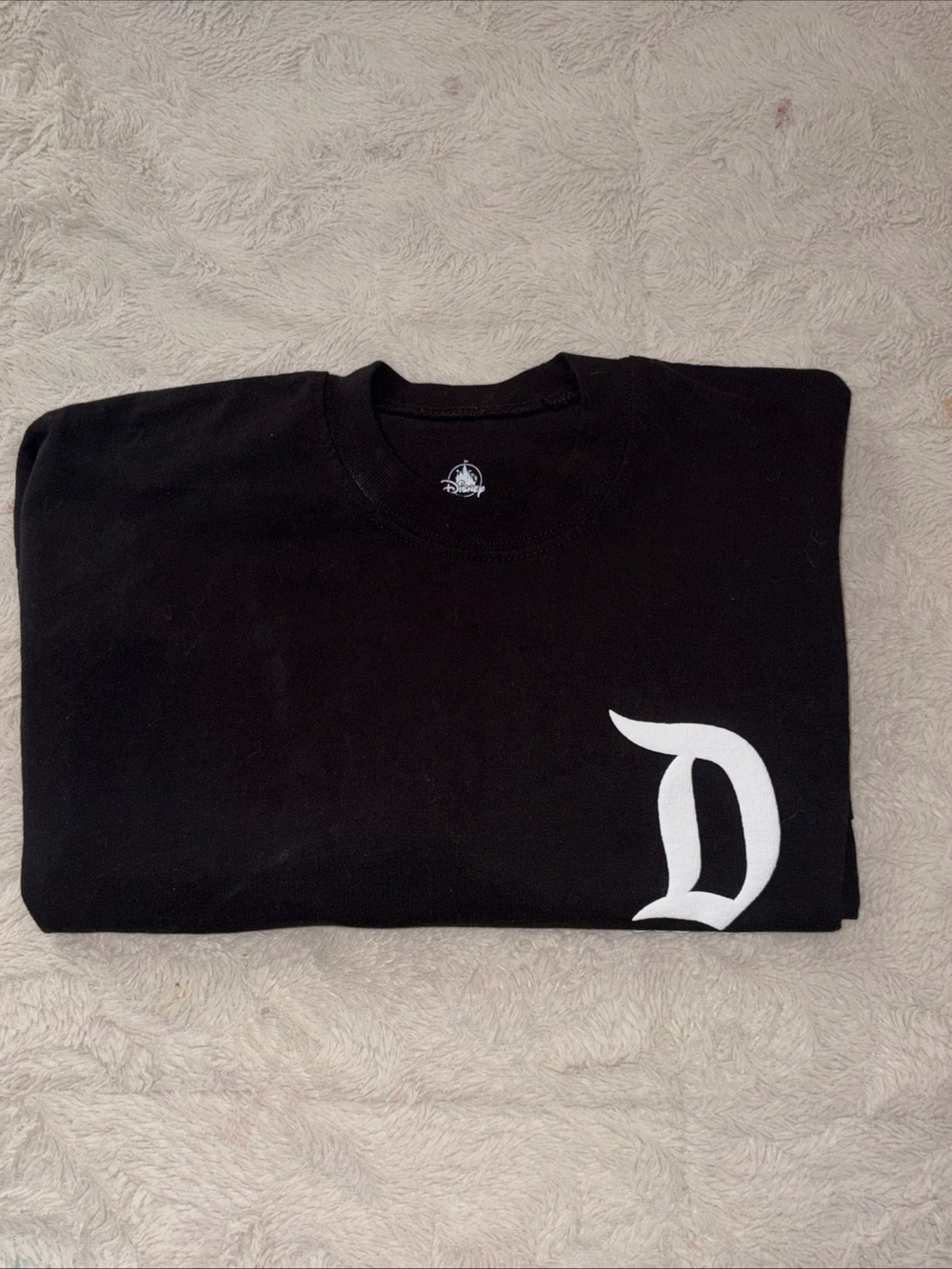 Disneyland Adult Unisex Spirit Jersey Long Sleeve  XS Black Disneyland Resort